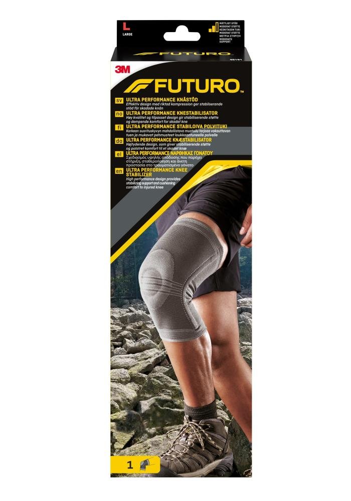 FUTURO Ultra Performance Stabiloiva Polvituki L-koko (43,2-49,5cm)