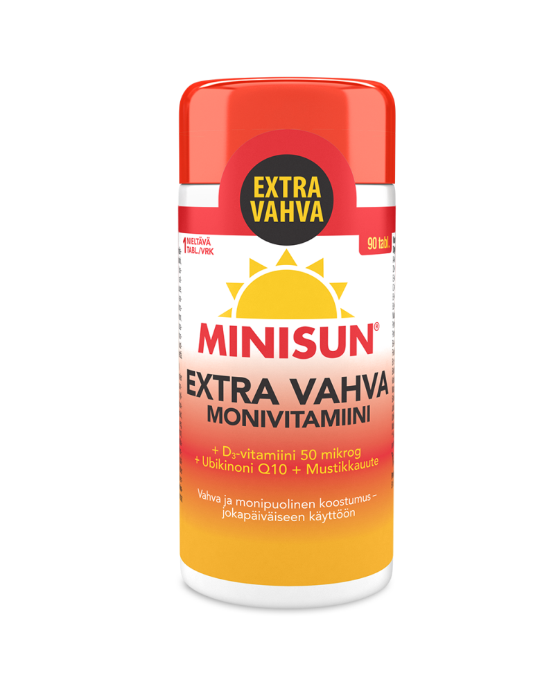 Minisun Monivitamiini Extra Vahva 90 tabl