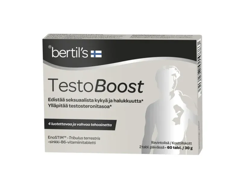 Bertils Testo Boost 60 tabl testosteronilisä