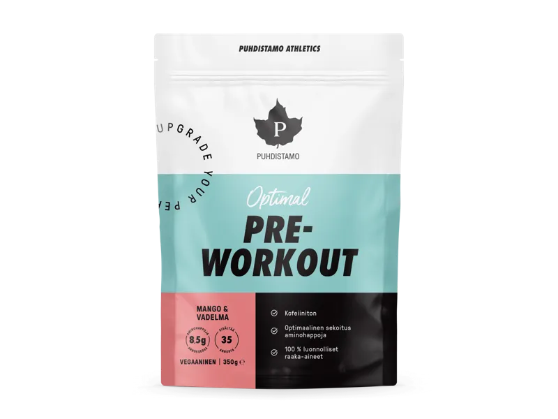 Puhdistamo Optimal Pre-Workout, kofeiiniton