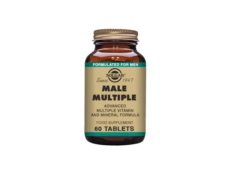 Solgar Male Multiple, miesten monivitamiini, 60 tabl